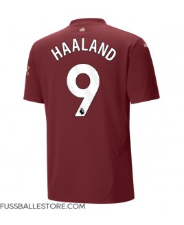 Günstige Manchester City Erling Haaland #9 3rd trikot 2024-25 Kurzarm